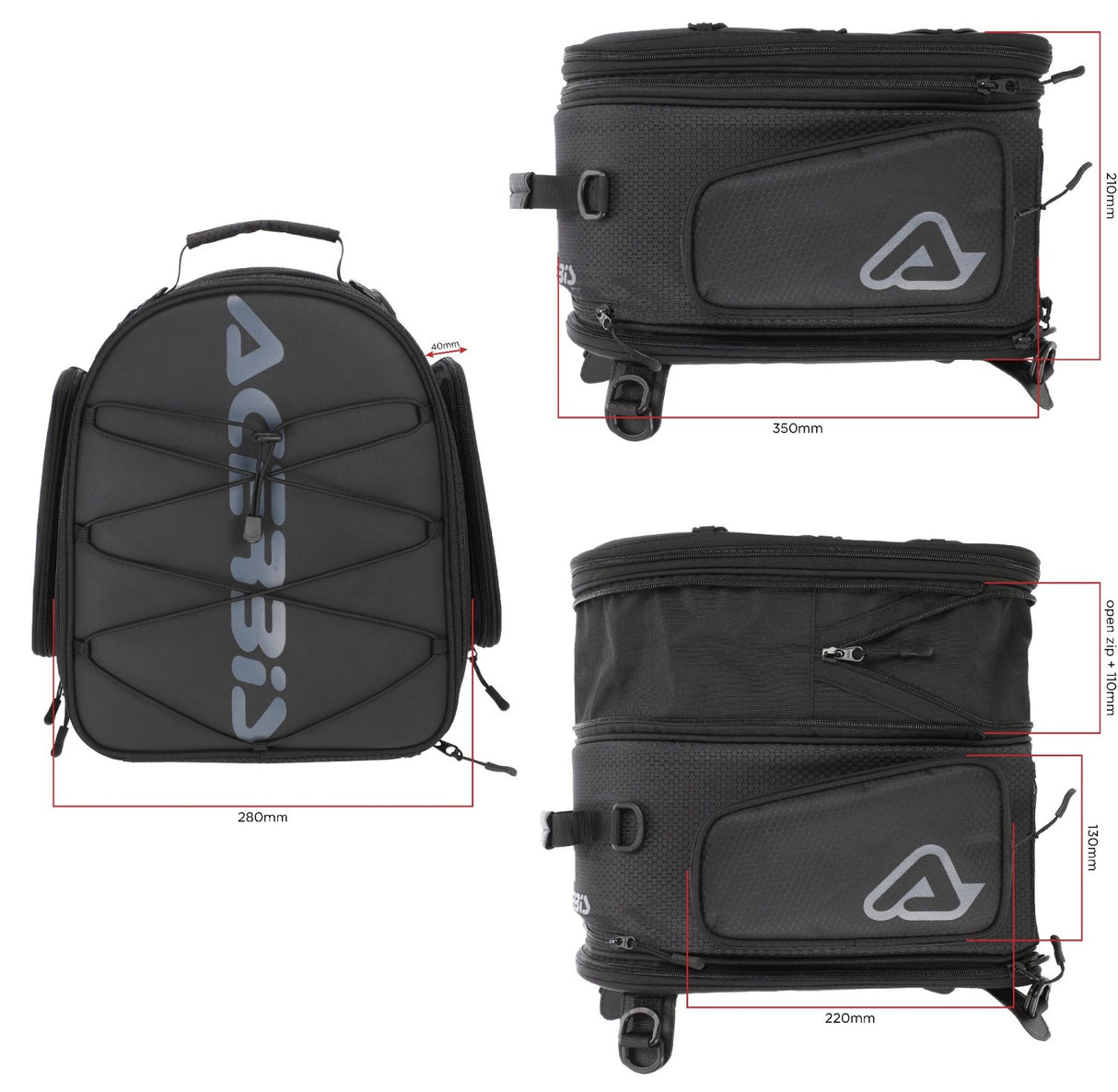 Acerbis Adventure Rear Grand Tour Bag 24L