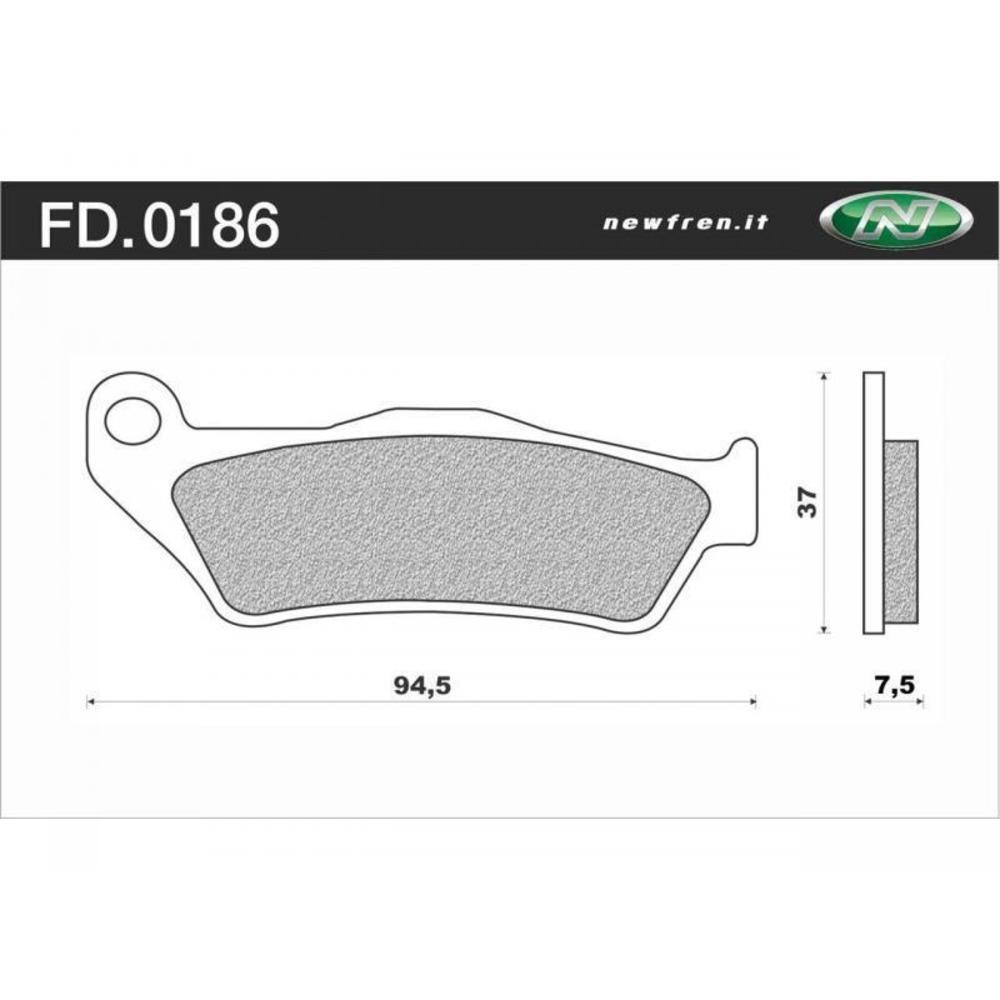 Newfren KTM / Husqvarna / Husaberg / Sherco Assorted Front Off Road Dirt Organic Brake Pads