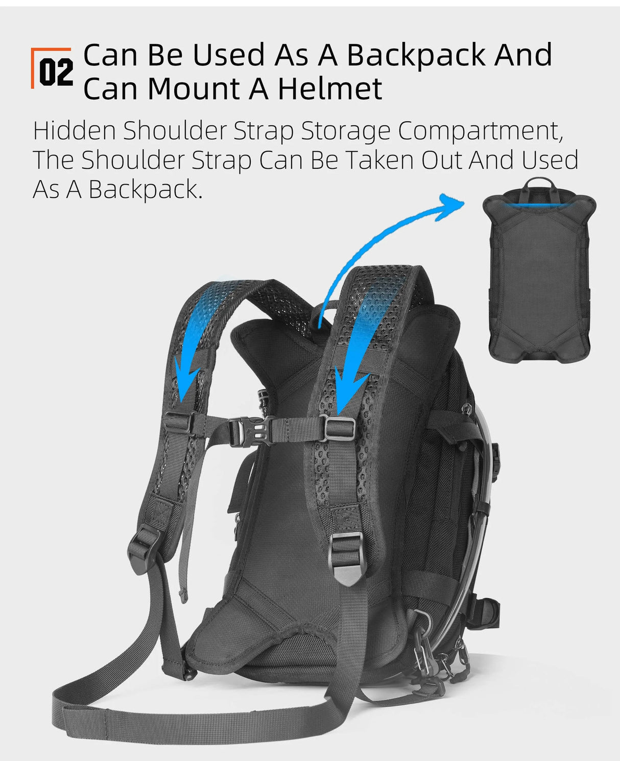 RhinoWalk 9L Motorcycle Tank Bag – Hydration Bladder, Waterproof Gear