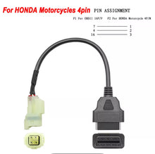 Load image into Gallery viewer, OBD2 Adaptor Cable for KTM CFMOTO Yamaha Honda