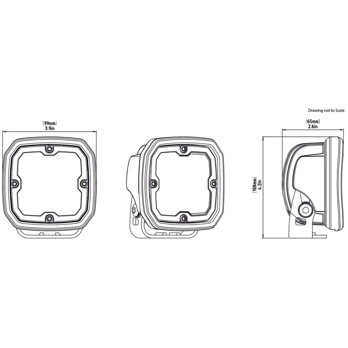 Denali D4 LED Light Kit - DataDim™ Technology - Pair