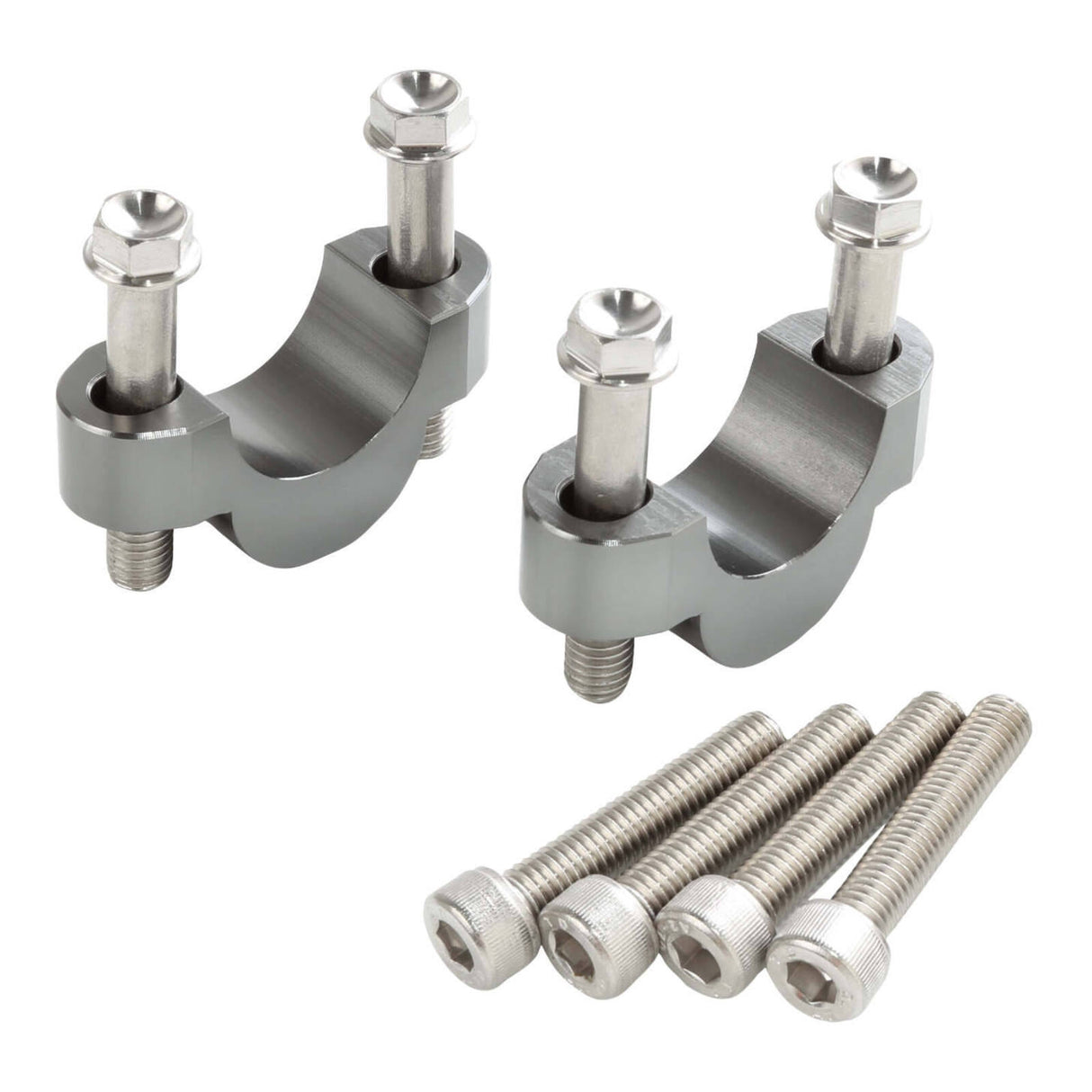 Zeta Handlebar Rise Spacer 14mm Height - 28.6mm Bar - Titanium