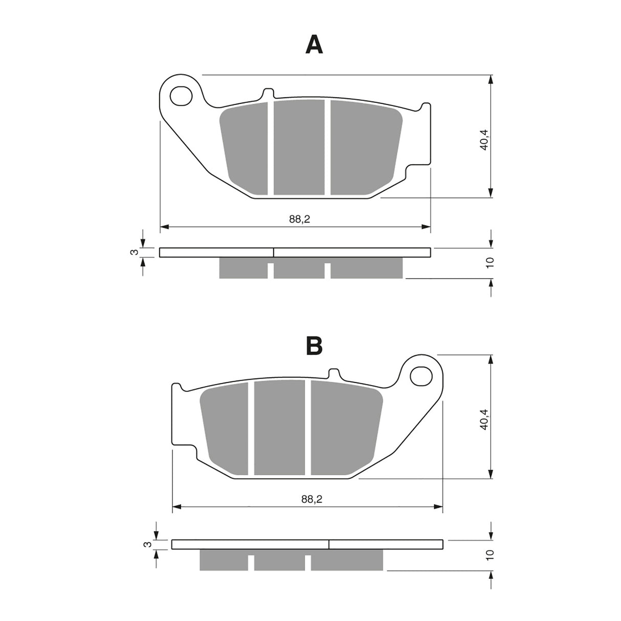 GOLDfren Brake Pads GF311 - K5