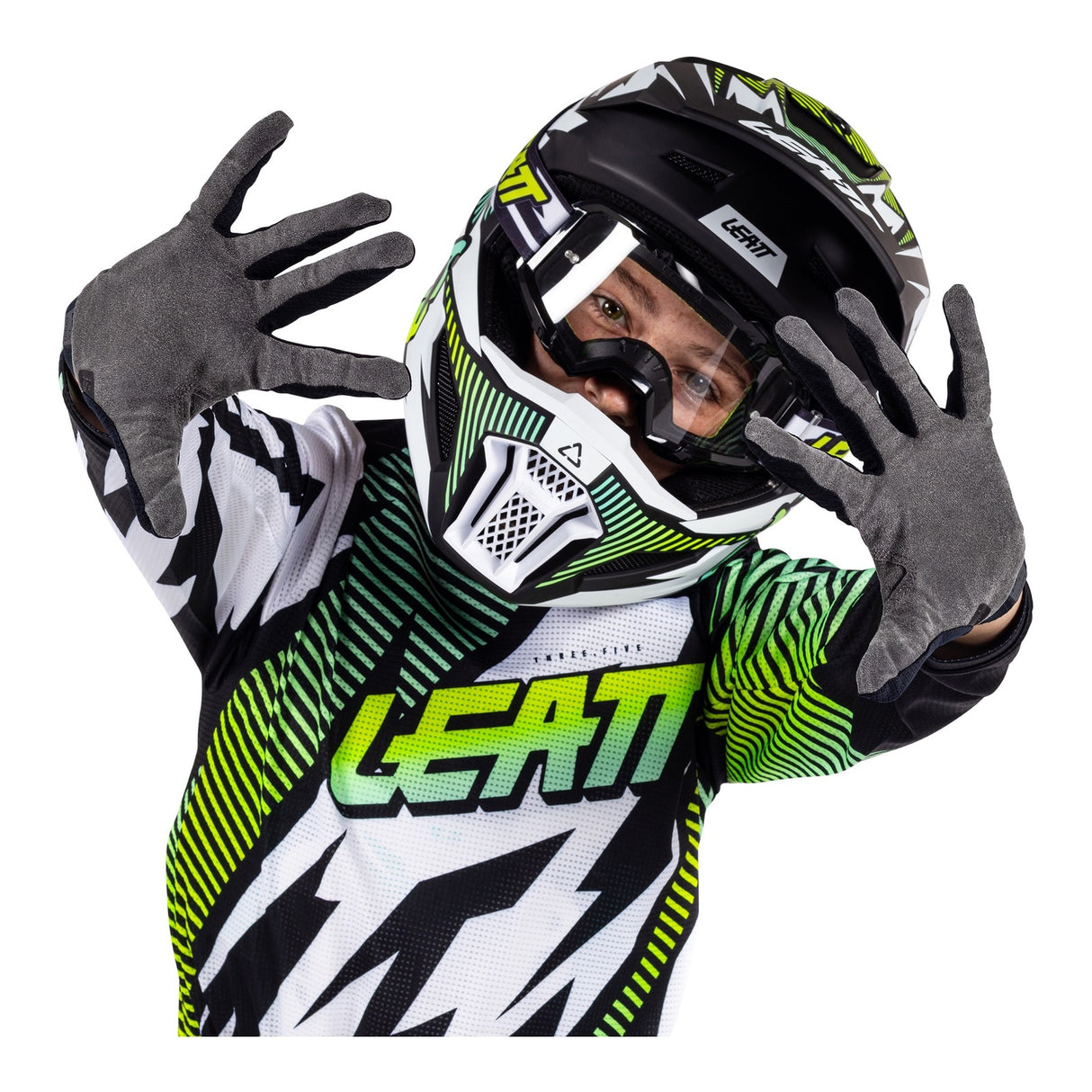Leatt 3.5 Junior Ride Kit - Storm Teal