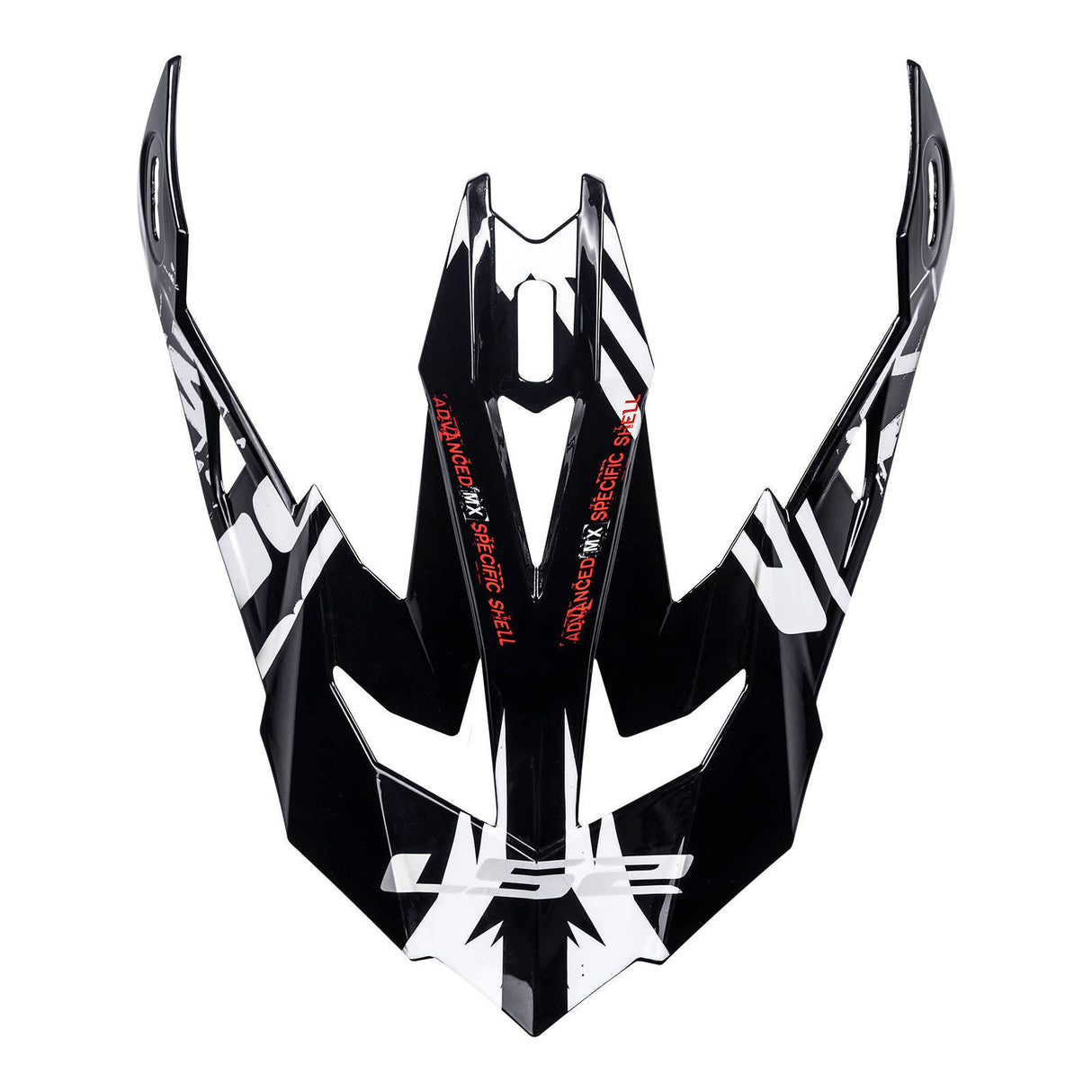 LS2 MX470 Subverter Peak - Emperor Black/White/Red