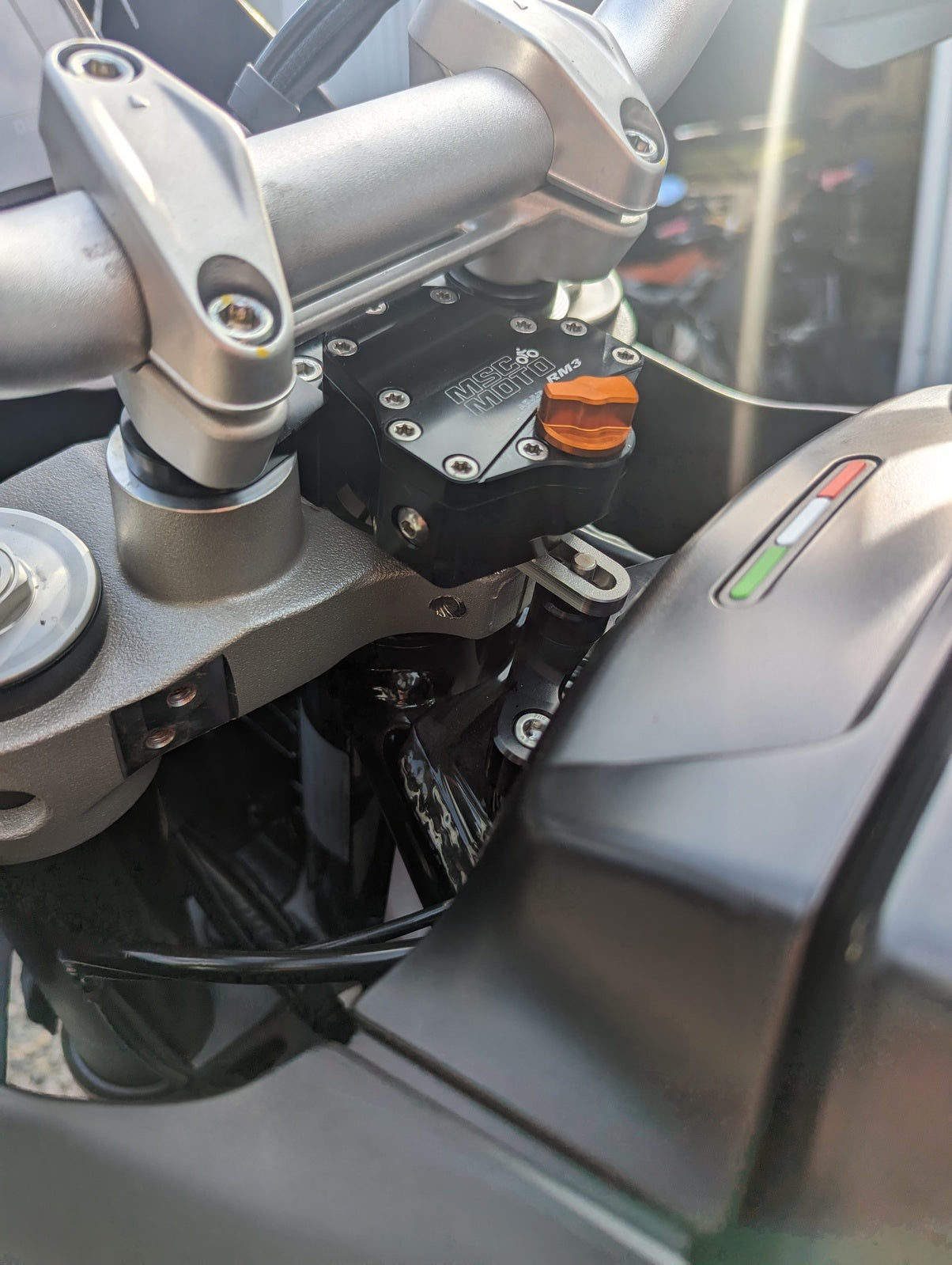 MSC Steering Damper for Ducati DesertX '22-25 RM3