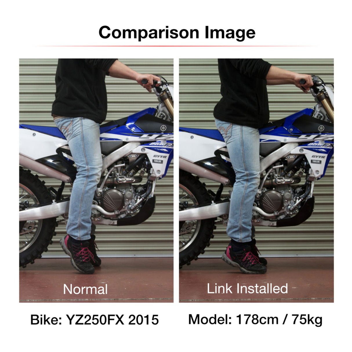 Zeta RSL Low Down Link -27mm - KTM SX / SX-F / XC / XC-F ('23-) - Orange