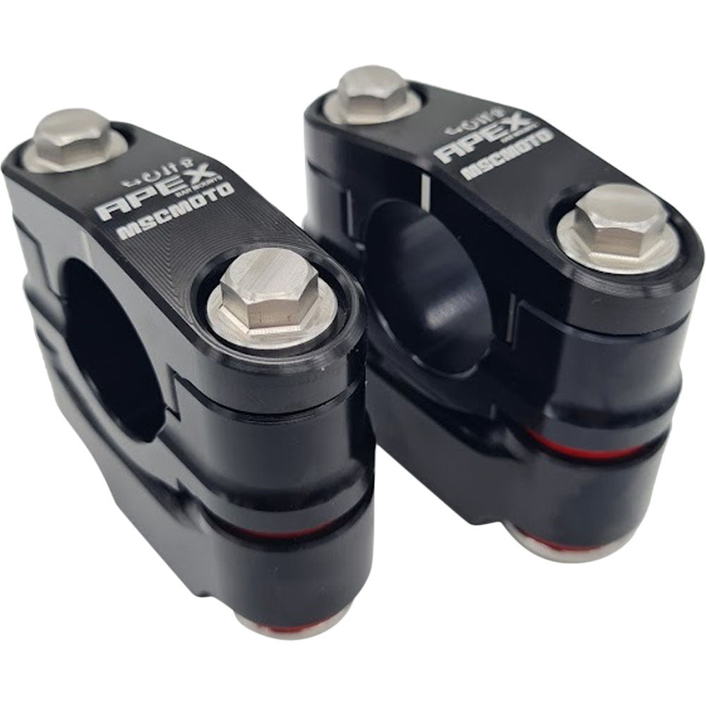 Apex Anti Vibration Bar Mounts Black