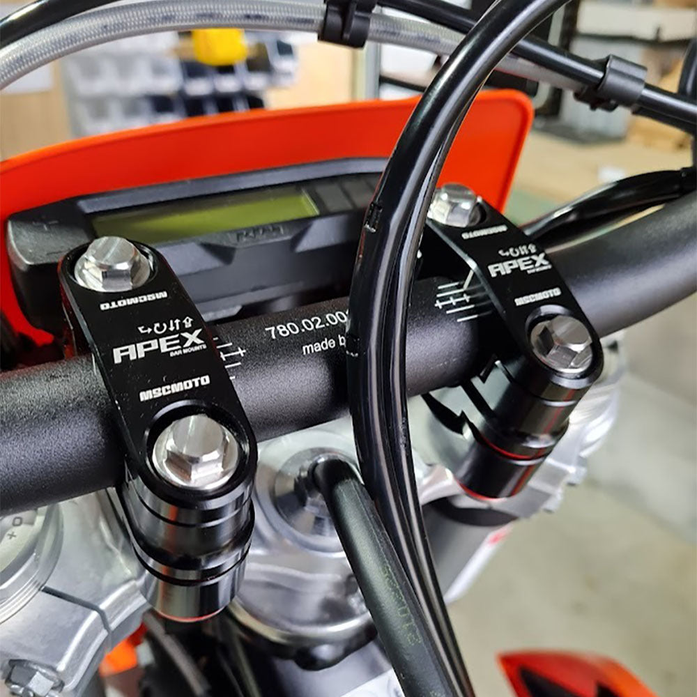 Apex Anti Vibration Bar Mounts Orange