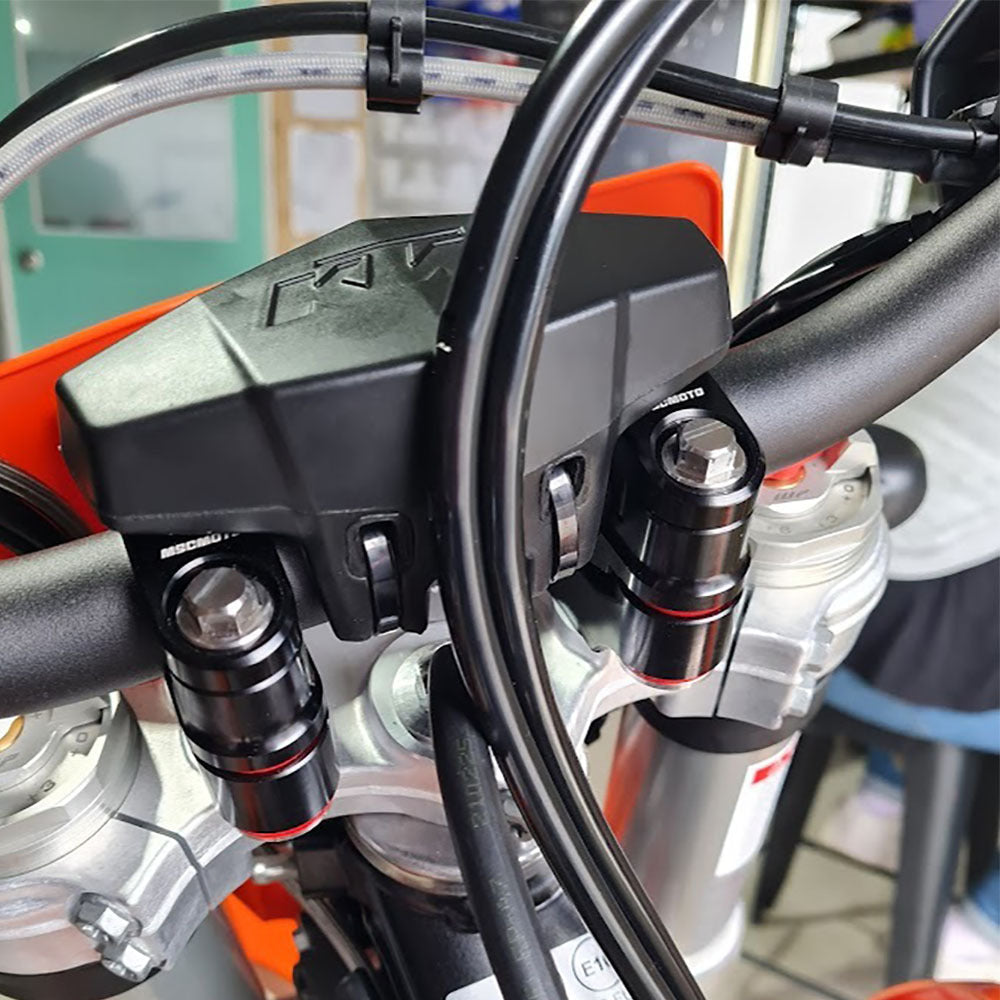 Apex Anti Vibration Bar Mounts Black
