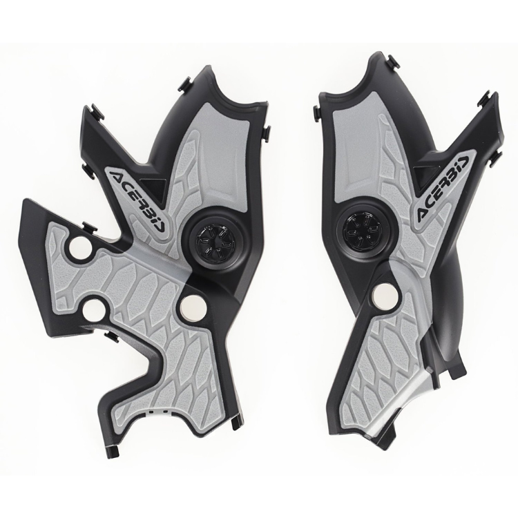 Acerbis X-GRIP Frame Guards Yamaha T7 Tenere 700 19-24 BLK Silver