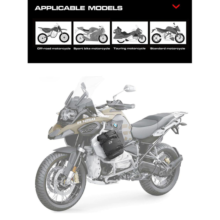 Rhinowalk MJX2001 Motocicleta 6L Capacidade Equitação De Longa Distância Armazenamento Crash Bar Bolsa I.642825567