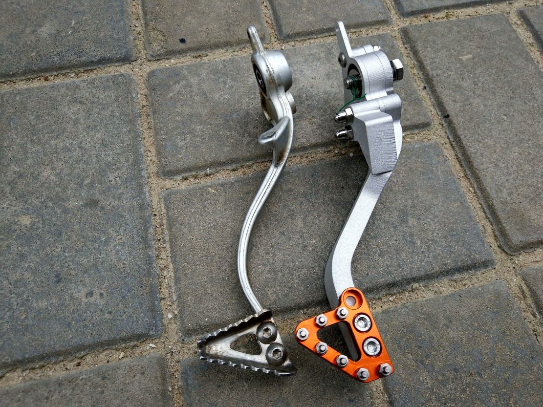 Rear brake pedal for KTM 690 2011-2018 "Fat Bertha"