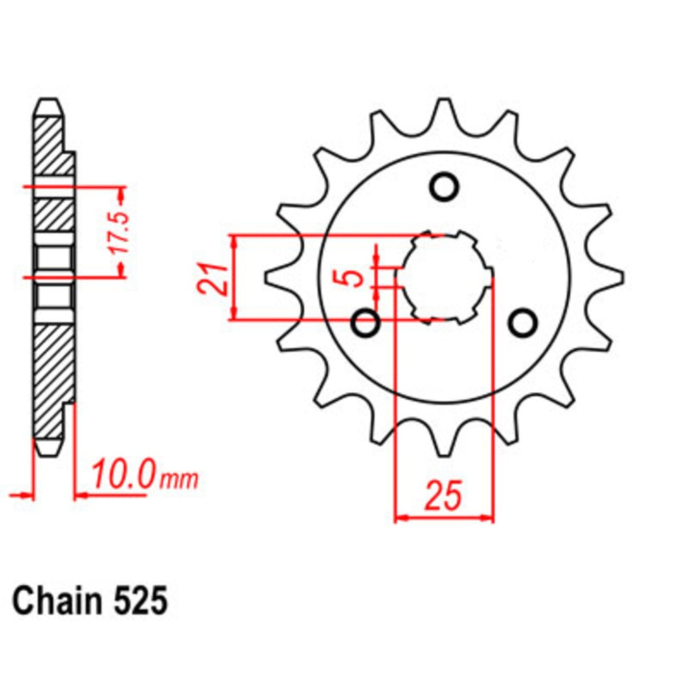 14T Suzuki Front Sprocket (1448)