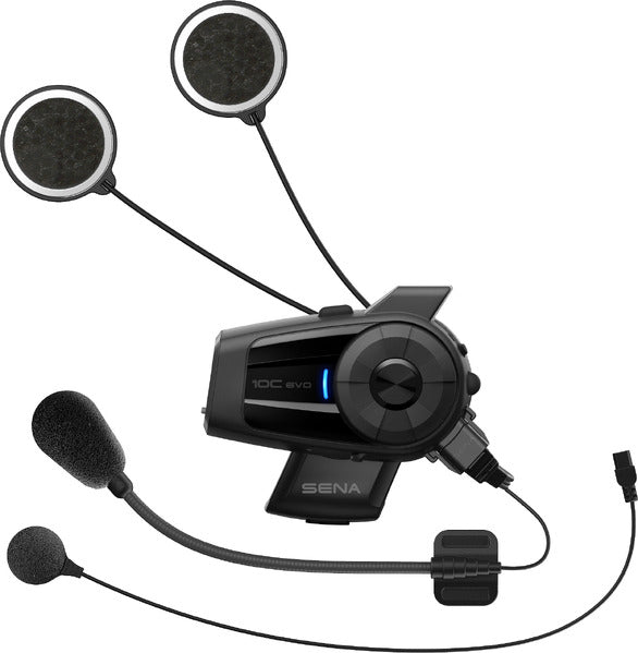 Sena 10C-EVO Bluetooth Comms, Camera w HD Speakers