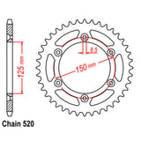 Supersprox KTM Husqvarna Blue Stealth Rear Sprocket