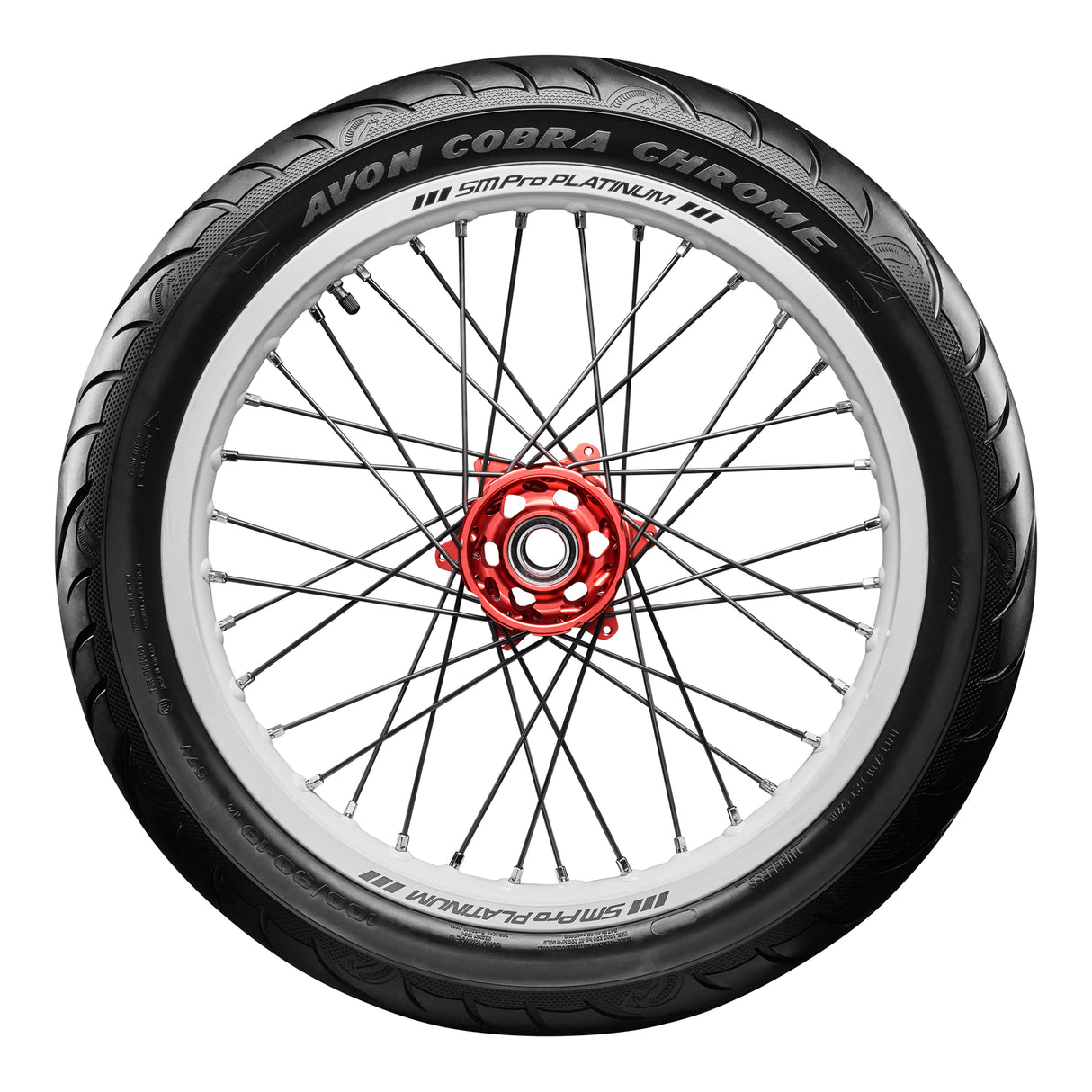 Avon Cobra Chrome 140/75R17 Front Tyre (67V Rating) AV91