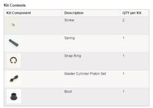 Load image into Gallery viewer, All Balls Racing Clutch Master Cylinder Rebuild Kit