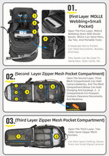 RhinoWalk 9L Motorcycle Tank Bag – Hydration Bladder, Waterproof Gear