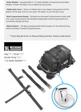 Load image into Gallery viewer, RhinoWalk 9L Motorcycle Tank Bag – Hydration Bladder, Waterproof Gear