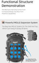 Load image into Gallery viewer, RhinoWalk 9L Motorcycle Tank Bag – Hydration Bladder, Waterproof Gear