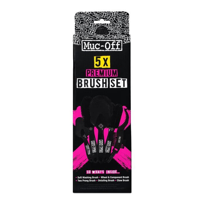 MUC-OFF Motorcycle Brush Set x5