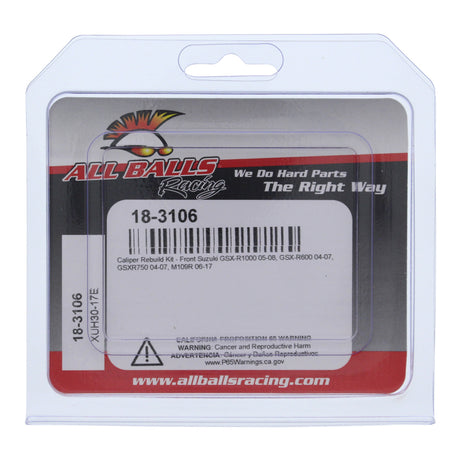 All Balls Racing Calliper Rebuild Kit (18-3106)