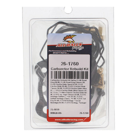 All Balls Racing Carburettor Rebuild Kit (26-1760)