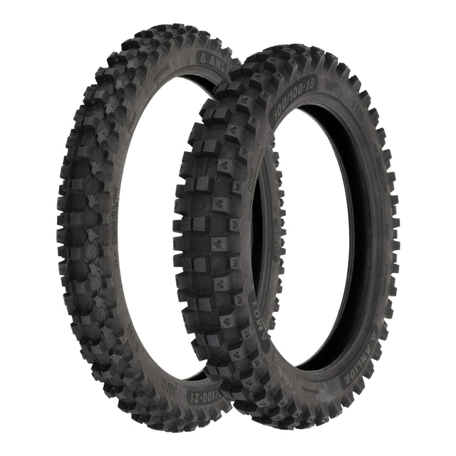 Anlida AM01 Tyre Set 80/100-21 Front & 100/100-18 Rear (NHS)