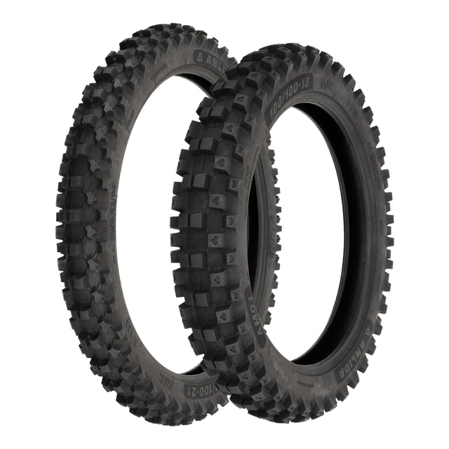 Anlida AM01 Tyre Set 80/100-21 Front & 100/90-19 Rear (NHS)
