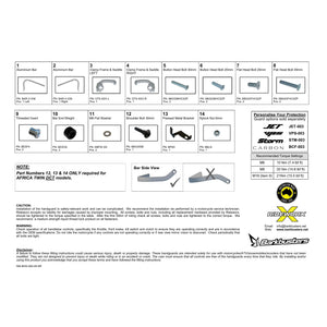 Barkbusters Backbone Bar For Honda Africa Twin CRF1000L 2016 on