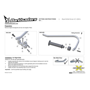 Barkbusters Royal Enfield Scram 411 '22 on