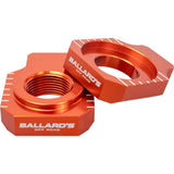 Ballards KTM / Husqvarna 125-450 23-25 Orange Axle Blocks