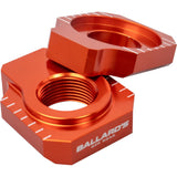 Ballards KTM / Husqvarna 125-450 23-25 Orange Axle Blocks