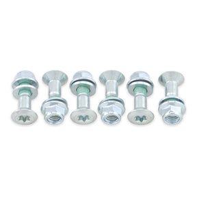 Bolt Euro Style Hub Savers Black (Pack of 6)