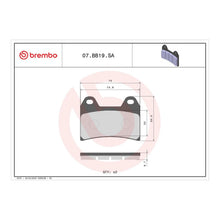 Load image into Gallery viewer, Brembo Prime Brake Pad Sinter Front 07BB19SA