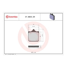 Load image into Gallery viewer, Brembo Xtra Brake Pad Sinter Front 07BB33SR
