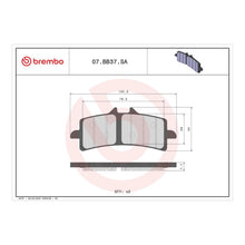 Load image into Gallery viewer, Brembo Prime Brake Pad Sinter Front 07BB37SA