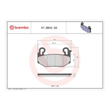 Load image into Gallery viewer, Brembo Prime Brake Pad Sinter Front 07BB42SA