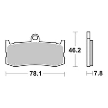 Load image into Gallery viewer, Brembo Xtra Brake Pad Sinter Front 07GR06SR