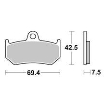 Load image into Gallery viewer, Brembo Prime Brake Pad Sinter Rear 07GR35SP