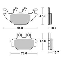 Load image into Gallery viewer, Brembo Prime Brake Pad Sinter Rear 07GR52SD