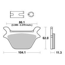 Load image into Gallery viewer, Brembo Prime Brake Pad Carbon Ceramic Rear 07HD1011