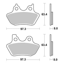 Load image into Gallery viewer, Brembo Prime Brake Pad Sinter Front 07HD16SA