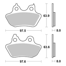 Load image into Gallery viewer, Brembo Prime Brake Pad Sinter Rear 07HD18SP