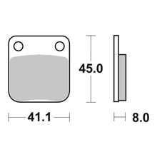 Load image into Gallery viewer, Brembo Prime Brake Pad Sinter Front 07HO09SD