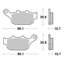 Load image into Gallery viewer, Brembo Prime Brake Pad Sinter Rear 07HO27SP