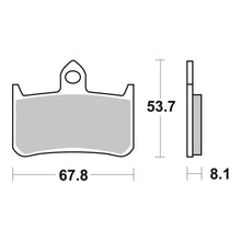 Load image into Gallery viewer, Brembo Xtra Brake Pad Sinter Front 07HO28SR