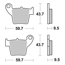 Load image into Gallery viewer, Brembo Prime Brake Pad Sinter Rear 07HO48SD