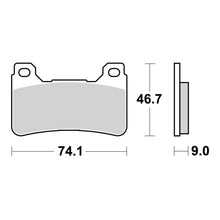 Load image into Gallery viewer, Brembo Xtra Brake Pad Sinter Front 07HO50SR